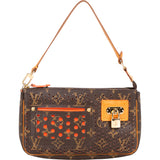Louis Vuitton Limited Perforated Monogram Pochette Accessoire Handbag