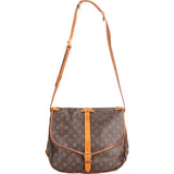 Louis Vuitton Canvas Monogram Saumur 35 Crossbody Bag