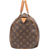 Louis Vuitton Canvas Monogram Speedy 30 Handbag
