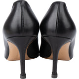 Salvatore Ferragamo Black Leather Heels (38,5)