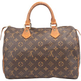 Louis Vuitton Canvas Monogram Speedy 30 Handbag