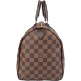 Louis Vuitton Damier Ebene Monogram Speedy 30 Handbag