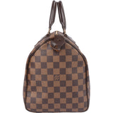 Louis Vuitton Damier Ebene Monogram Speedy 30 Handbag