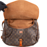 Louis Vuitton Canvas Monogram Saumur 35 Crossbody Bag