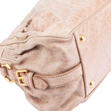 Miu Miu Faded Pink Leather City Handbag