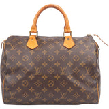 Louis Vuitton Canvas Monogram Speedy 30 Handbag