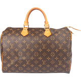 Louis Vuitton Canvas Monogram Speedy 35 Handbag