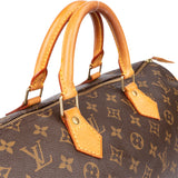 Louis Vuitton Canvas Monogram Speedy 35 Handbag