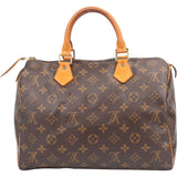 Louis Vuitton Canvas Monogram Speedy 30 Handbag