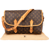Louis Vuitton Canvas Monogram Gibeciere Crossbody Bag