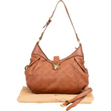 Louis Vuitton Leather Monogram Mahina Shoulder Bag