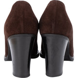 Fendi Brown Suede Baguette Buckle Pumps (36,5)