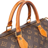 Louis Vuitton Canvas Monogram Speedy 30 Handbag