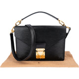 Louis Vuitton Noir Epi Leather Biface Handbag