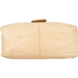 Fendi Beige Leather Baguette Mamma Handbag
