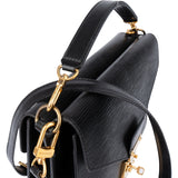 Louis Vuitton Noir Epi Leather Biface Handbag