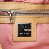 Fendi Beige Leather Baguette Mamma Handbag