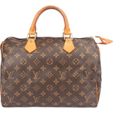 Louis Vuitton Canvas Monogram Speedy 30 Handbag