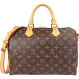 Louis Vuitton Canvas Monogram Speedy 30 Bandouliere