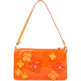 Louis Vuitton Vernis Monogram Lexington Fleurs Pochette Accessoire Handbag