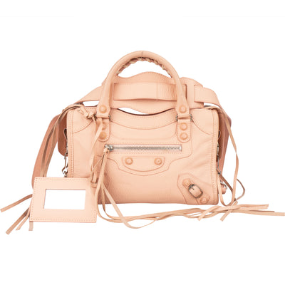 Balenciaga Leather City Mini Handbag - vintageandkickz