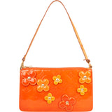 Louis Vuitton Vernis Monogram Lexington Fleurs Pochette Accessoire Handbag