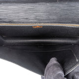 Louis Vuitton Noir Epi Leather Biface Handbag
