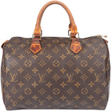 Louis Vuitton Canvas Monogram Speedy 30 Handbag