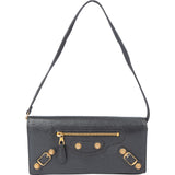 Balenciaga Grey Leather Wallet Handbag