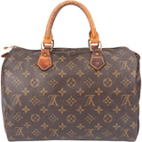 Louis Vuitton Canvas Monogram Speedy 30 Handbag