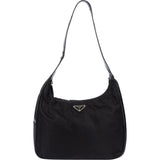 Prada Black Nylon Triangle Shoulder Bag