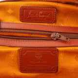 MCM Visetos Monogram Boston Handbag