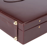 Cartier Bordeaux Leather 1975 Briefcase
