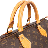 Louis Vuitton Canvas Monogram Speedy 35 Handbag