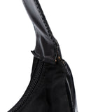 Prada Black Nylon Triangle Shoulder Bag