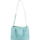 Prada Turquoise Saffiano Leather Galleria Handbag