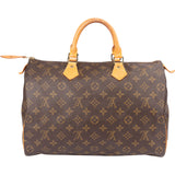 Louis Vuitton Canvas Monogram Speedy 35 Handbag