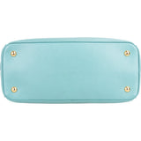 Prada Turquoise Saffiano Leather Galleria Handbag
