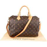 Louis Vuitton Canvas Monogram Speedy 30 Bandouliere