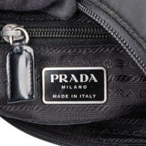 Prada Black Nylon Triangle Shoulder Bag