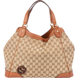 Gucci GG Monogram Ribbon Handbag