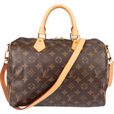 Louis Vuitton Canvas Monogram Speedy 30 Bandouliere