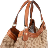 Gucci GG Monogram Ribbon Handbag