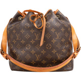 Louis Vuitton Canvas Monogram Sac Noe Petit Shoulder Bag