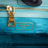 Prada Turquoise Saffiano Leather Galleria Handbag