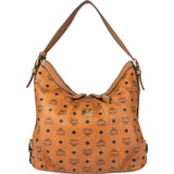 MCM Visetos Monogram Hobo Shoulder Bag
