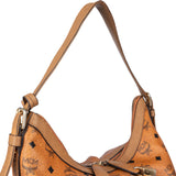 MCM Visetos Monogram Hobo Shoulder Bag