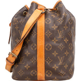 Louis Vuitton Canvas Monogram Sac Noe Petit Shoulder Bag