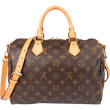 Louis Vuitton Canvas Monogram Speedy 30 Bandouliere