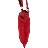 Prada Red Nylon Triangle Crossbody Side Bag